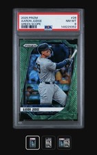 2025 Panini Prizm - Aaron Judge, Aaron Judge #26 Green Scope Prizm /75