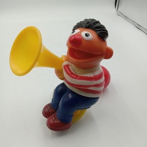 Sesame Street Bicycle Horn - Bert and Ernie - VINTAGE Childrens Bike Horn