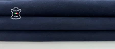 MIDNIGHT BLUE SUEDE Soft Italian Lambskin Sheep Leather hide 4+sqf 0.9mm #C6853