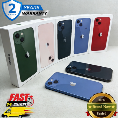 Factory New Apple iPhone 13 Mini 128GB/256G/512 Unlocked 2-year