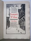 OEUVRES DE FRANCOIS VILLON. Pichon, 1922. Gravures sur bois de Hermann-Paul.