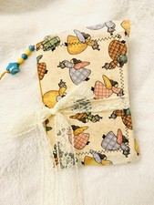 Garden Angels Junk Journal, Fabric Junk Journal, Cottage Core Handmade Diary