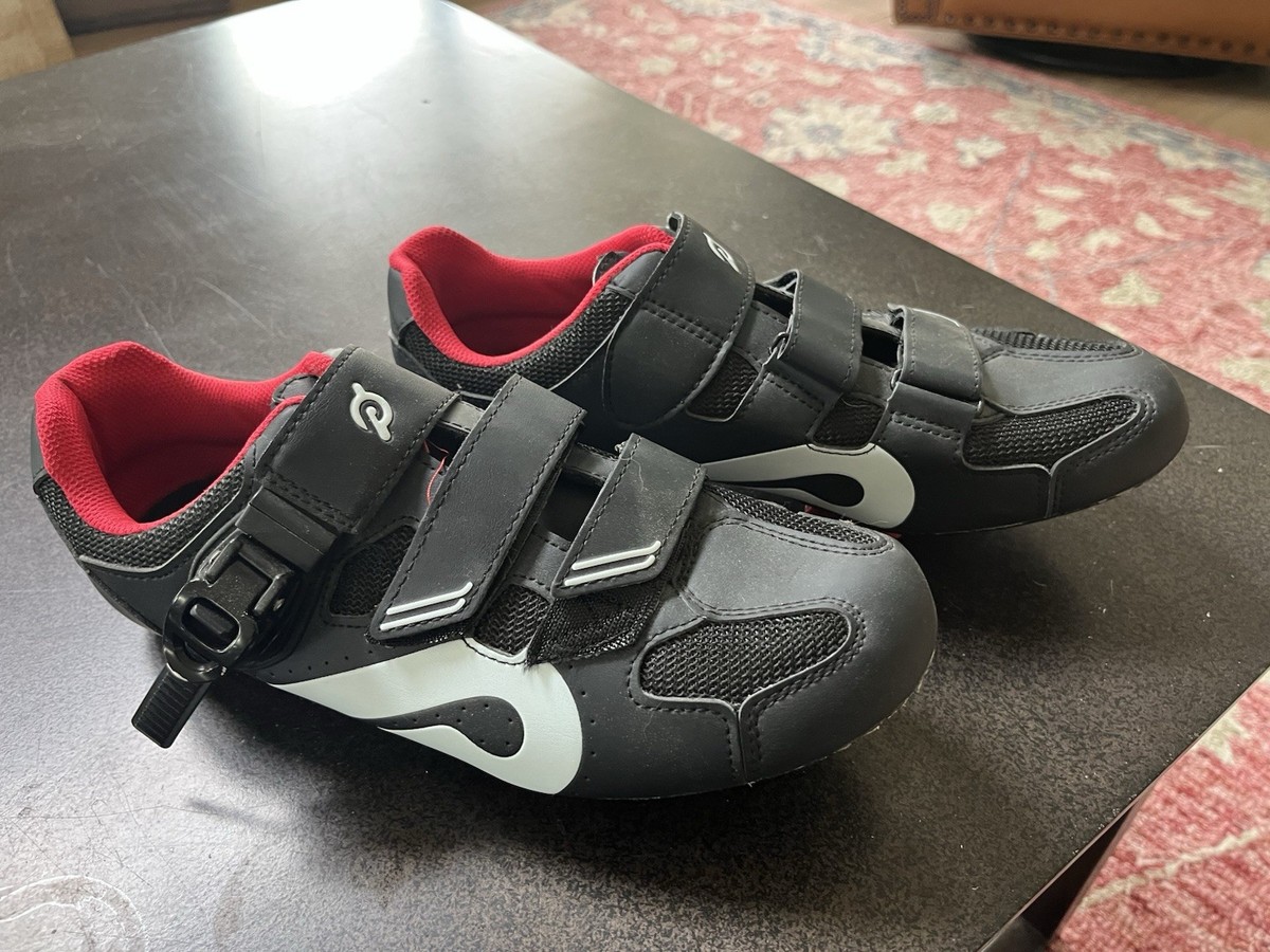 Peloton Cycling Shoes EUR 43 Mens 10 Black with Cleats Bicycle Athletic  Indoor
