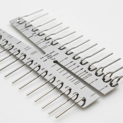 Capillary Diameter Measuring Tool Double-Jaw Design Inner Outer Diameter Gauge