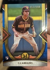 2022 Topps Museum Collection - C.J. Abrams #47 Sapphire /150 RC