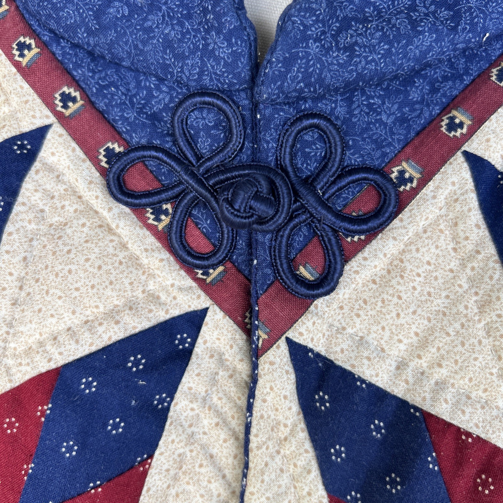 Vintage Patchwork Quilted Mixed Pattern Paisley P… - image 4