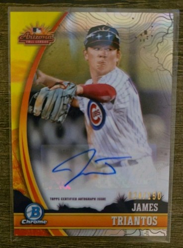 James Triantos 2024 Bowman Chrome 2023 AFL Stars Auto Autograph Refractor /150 - 第 1/2 張圖片
