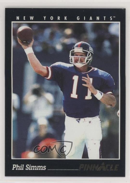 1993 Pinnacle Phil Simms #239 7zf