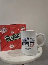 Dutch Bros Limited Edition Holiday Drinkware 2025 Christmas Retro Diner Mug 15oz