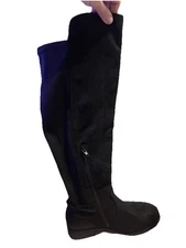 Olivia And Kate Knee High Boots For Women In Black Size 7 1/2