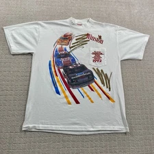 Vintage 1992 NASCAR Winston Cup Series Racing Size XL MIS Michigan Pocket Tshirt