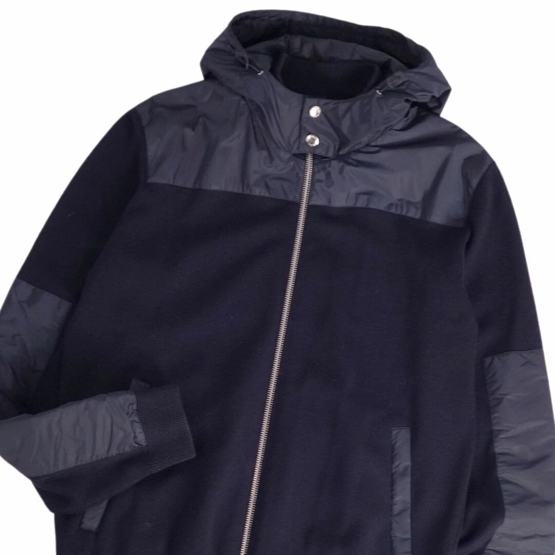 Prada Felpa con Cappuccio 2019 Maglia Lana Nylon Switch Top Uomo 52 (L Equivalente) Usata MOLO 0