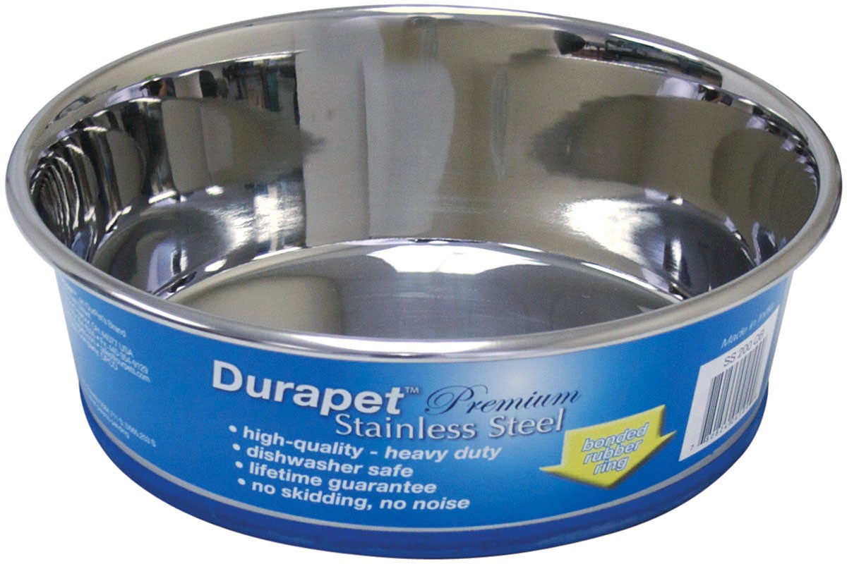 Миска для собак OurPets DuraPet Stainless Steel 2qt - Прочная и стильная миска для собак