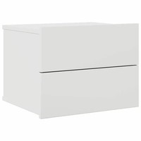 Nachttisch Weiß 40X30X30 Cm Holzwerkstoff Kommode Schlafzimmer