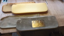 MGB GT Sun Visor Parts. Covers And Padding. No Frames. For Repair Or Spares.