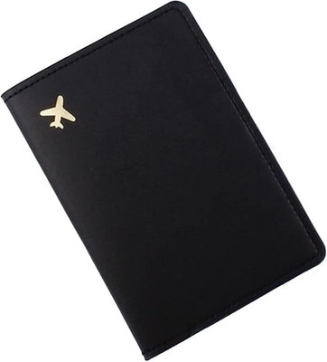 Reisepasshülle PU Leder Reisebrieftasche Organizer für Karten Geld Bording
