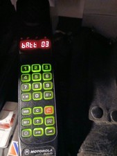 MOTOROLA  BRICK PHONE 8800X retro 1990 fully working & leather case, new aerial 