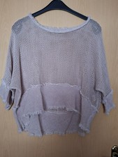 Sommerpulli Lochmuster Rosa Größe M 40/42 N...
