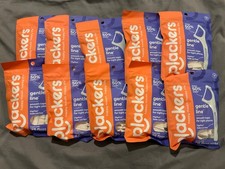  10 Pks Plackers Gentle Line FlipPick Fresh Mint Floss 75 Picks Per Pack 