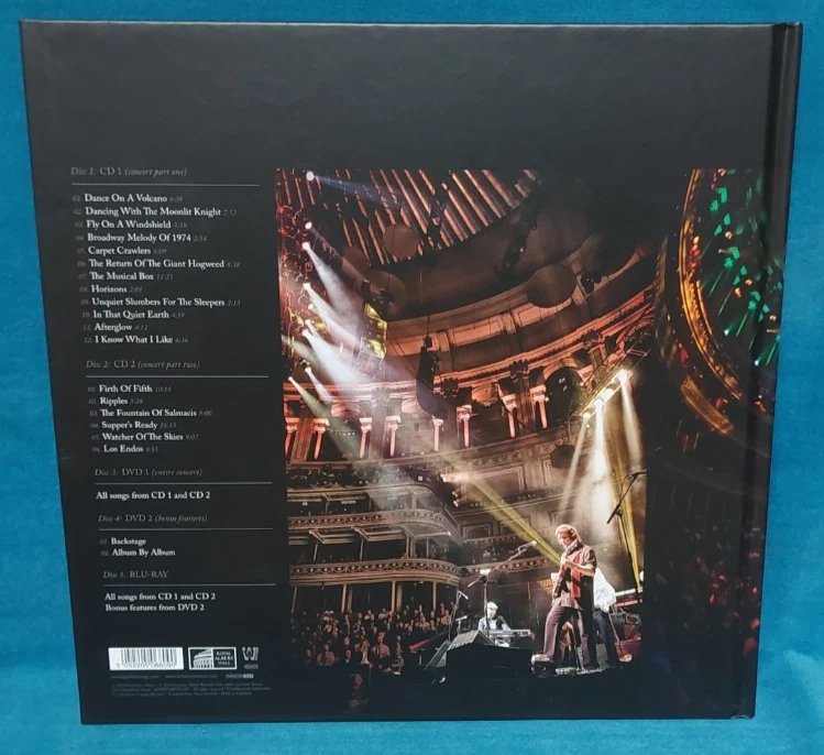 Genesis Revisited - Live Royal Albert Hall. Buch mit 2 CDs, 2 DVDs + Blu-ray. - Bild 2 von 2