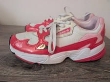 Adidas Originals Falcon Shock Red/White/Pink Women's Sneakers Size 7