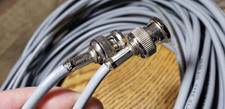 10ft E76191 RG-58 A/U THINNET CABLE 20awg CL2 Coax BNC Connector Male to Male
