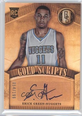 2014-15 Panini Gold Standard Scripts 54/199 Erick Green #23 Rookie Auto RC 0a1