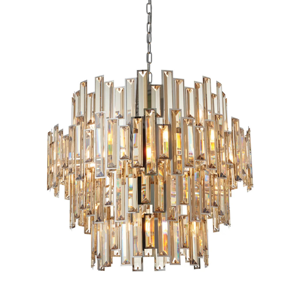 Ceiling Light Silver Viviana 15 Polished Chrome Endon 72746