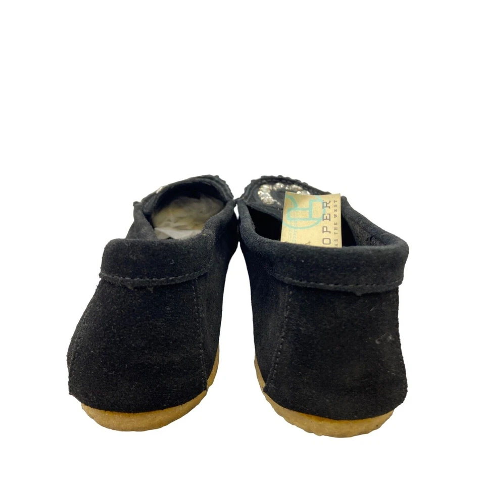 Zapatos Roper para mujer 9,5 gamuza cuero herradura estrás mocasín occidental nuevos Foto 4 de 4