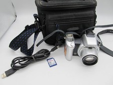 Vintage Minolta DiMAGE Z1 3.2MP Digital Camera Silver 1GB Card - Works