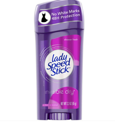 Lady Speed Stick Invisible Dry Antiperspirant Deodorant Shower Fresh 2.3oz