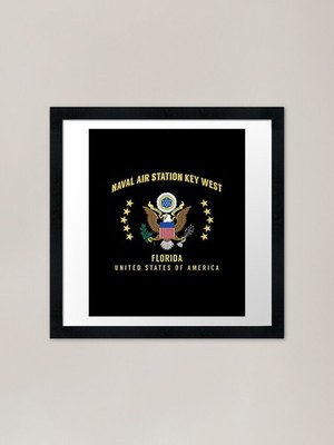 Naval Air Station Key West gerahmt ein gerahmtes Wandbild Poster Leinwanddruck Bild