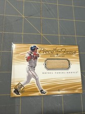 2000 Upper Deck SP Game Bat Edition - Piece of the Game #RF Rafael Furcal (MEM)