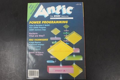 Antic Magazine September 1985 ATARI Resource Power Programming