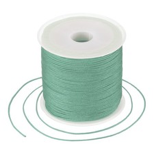0.8mm Nylon String for Bracelets 44 Yards Nylon Beading Thread Peacock Green 