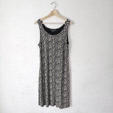 Gudrun Sjoden ärmelloses knielanges Jerseykleid aus 100% Modal mit Taschen Größe L