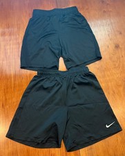 Lot Of 2 Boys Youth Athletic Shorts Nike Large Tek Gear Small