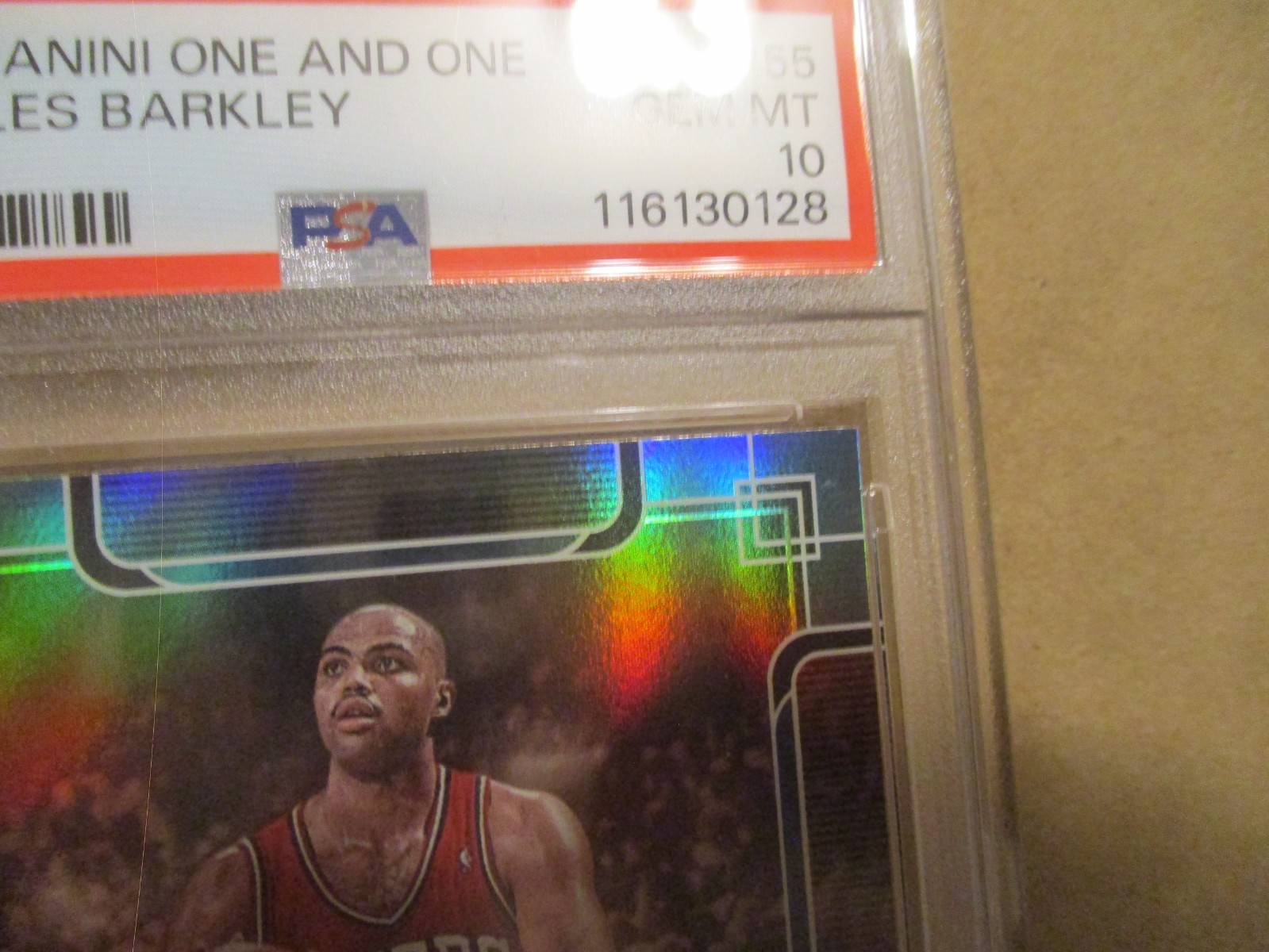 2023-24 PANINI ONE AND ONE CHARLES BARKLEY #155 BLUE 30/35 PSA 10 GEM MINT POP 2 view 4