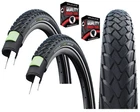 Schwalbe MARATHON Green 700 x 38c Puncture Resistant Bike TYRE s TUBE s
