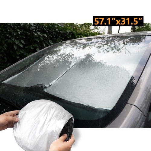 Parasol de coche portátil plegable bloquea rayos UV parasol mantener el coche fresco - Imagen 3 de 6