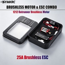 Brushless 25A ESC 1212 5000KV Outer Rotor Motor Combo for SCX30 1/30 RC Upgrades