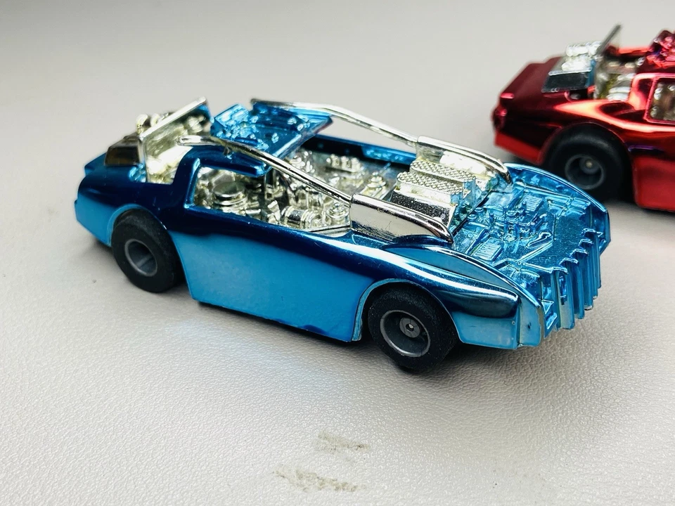 TYCO, ROJO Y AZUL DOOMSDAY SLOT CARS Foto 3 de 4