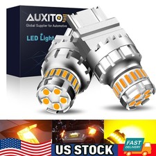Auxito 2x 3157 3156 23-led Amber Turn Signal Drl Side Marker Light Bulbs 6000k B