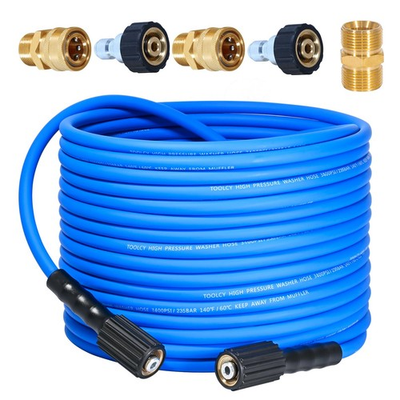 #ad Super Flexible Pressure Washer Hose 50ft 3400 PSI Kink Resistant Power Washe... $62.12