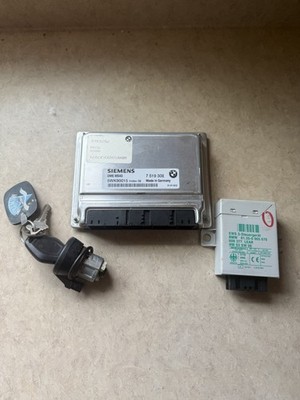 E39 2003 530i Dme Ews with Ignition Key ECU Module. Has 2 keys.