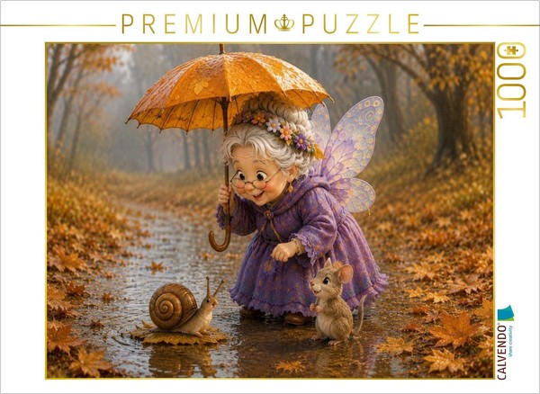 Calvendo Puzzle Puddles Full Of Magic | 1000 Pieces, Finished Size 25.2 × 18.9 I-image