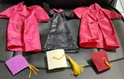 Vintage Clone Mixed Lot Graduation Gowns Caps 12"-9" Dolls Some Fit Barbie Size