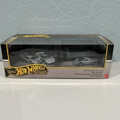 Hot Wheels Premium Collector Porsche 911 GT1 McLaren F1 Mercedes CLK-GTR Diecast
