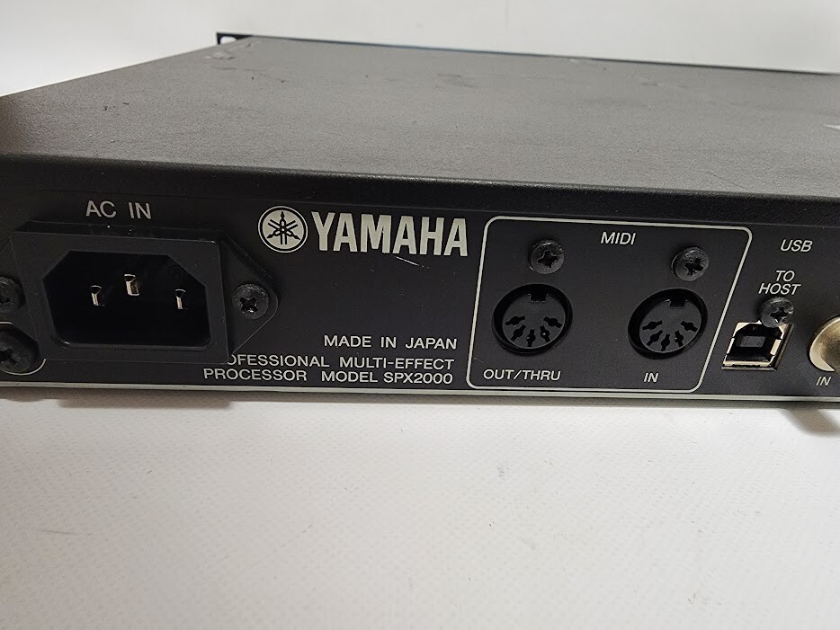 YAMAHA/ヤマハ SPX2000 マルチエフェクトプロセッサー ジャンク品 Yamaha SPX2000 Professional Multi-Effect Processor Confirmed