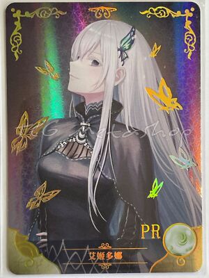 Goddess Story PROMO CARD PR 2M07 Waifu Anime NM Echidna Re:Zero PR-001